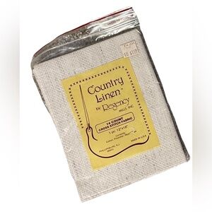 Country Linen by Regency Mills Inc Cross Stitch Fabric 12 x 18